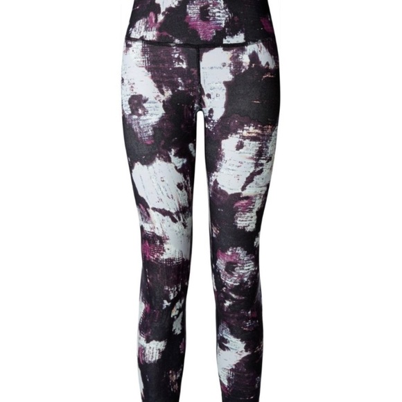 Lululemon Wunder Under Crop III Kara Blossom Multi leggings Size 4 - Picture 9 of 11